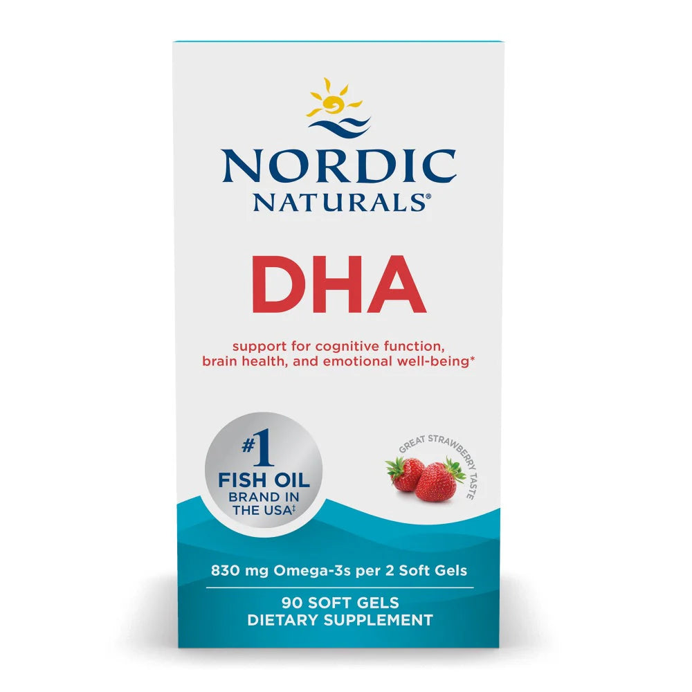 Nordic Naturals DHA Strawberry 90 soft gels