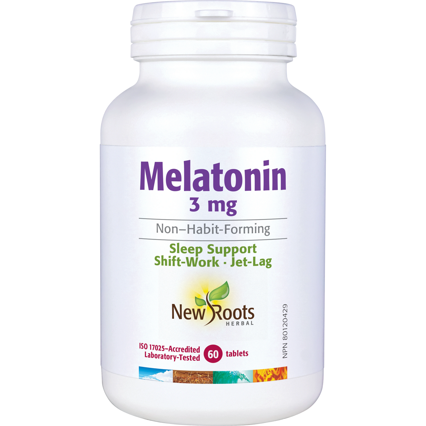 New Roots Melatonin 3mg 60 tabs