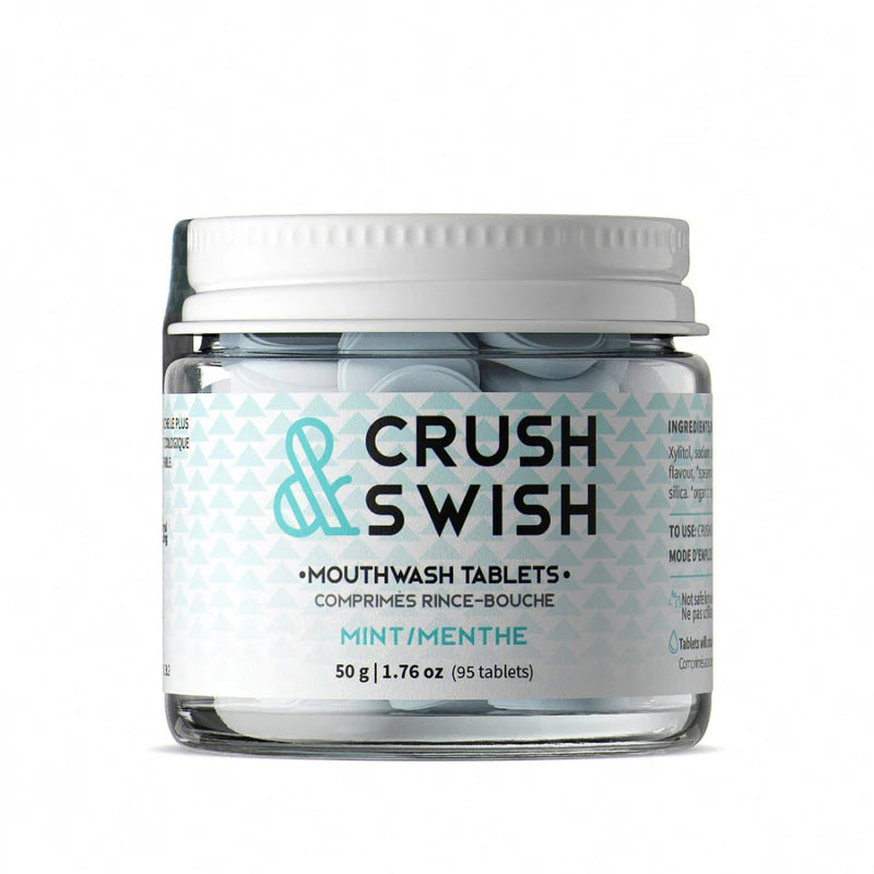 Crush & Swish Mouthwash Tablets Mint 50 g