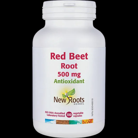 New Roots Red Beet Root 500 mg 100 caps