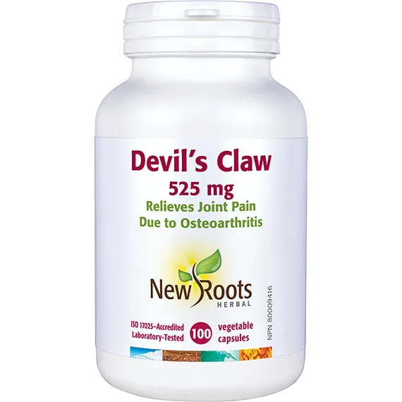 New Roots Devil’s Claw 525 mg 100 Caps