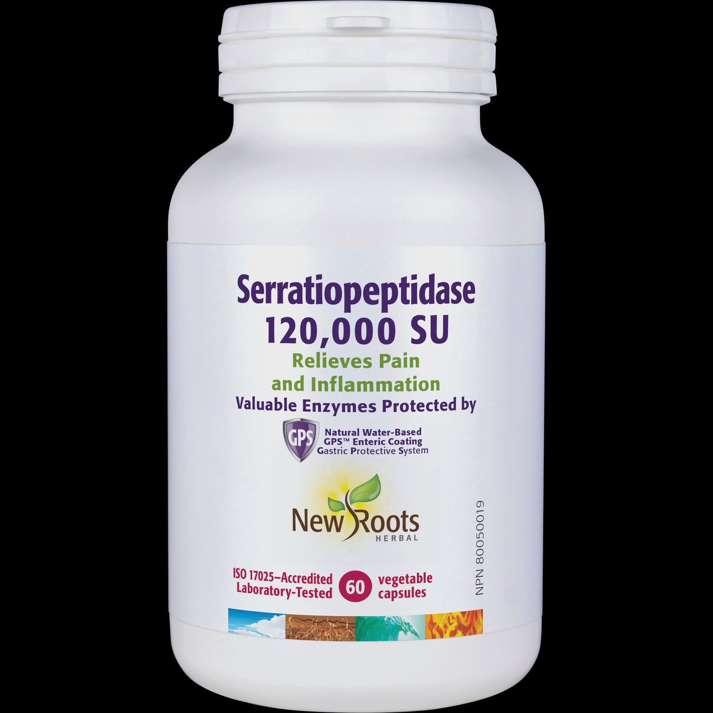 New Roots Serratiopeptidase 120,000 SU 60 Caps
