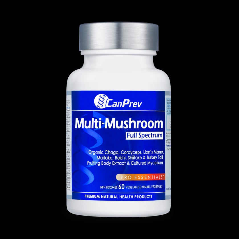 CanPrev Multi-Mushroom Full Spectrum 60 Caps