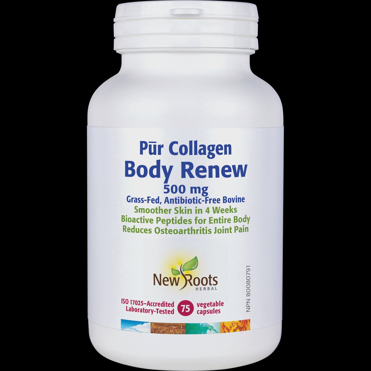 New Roots Pur Collagen Body Renew 500mg 75 caps
