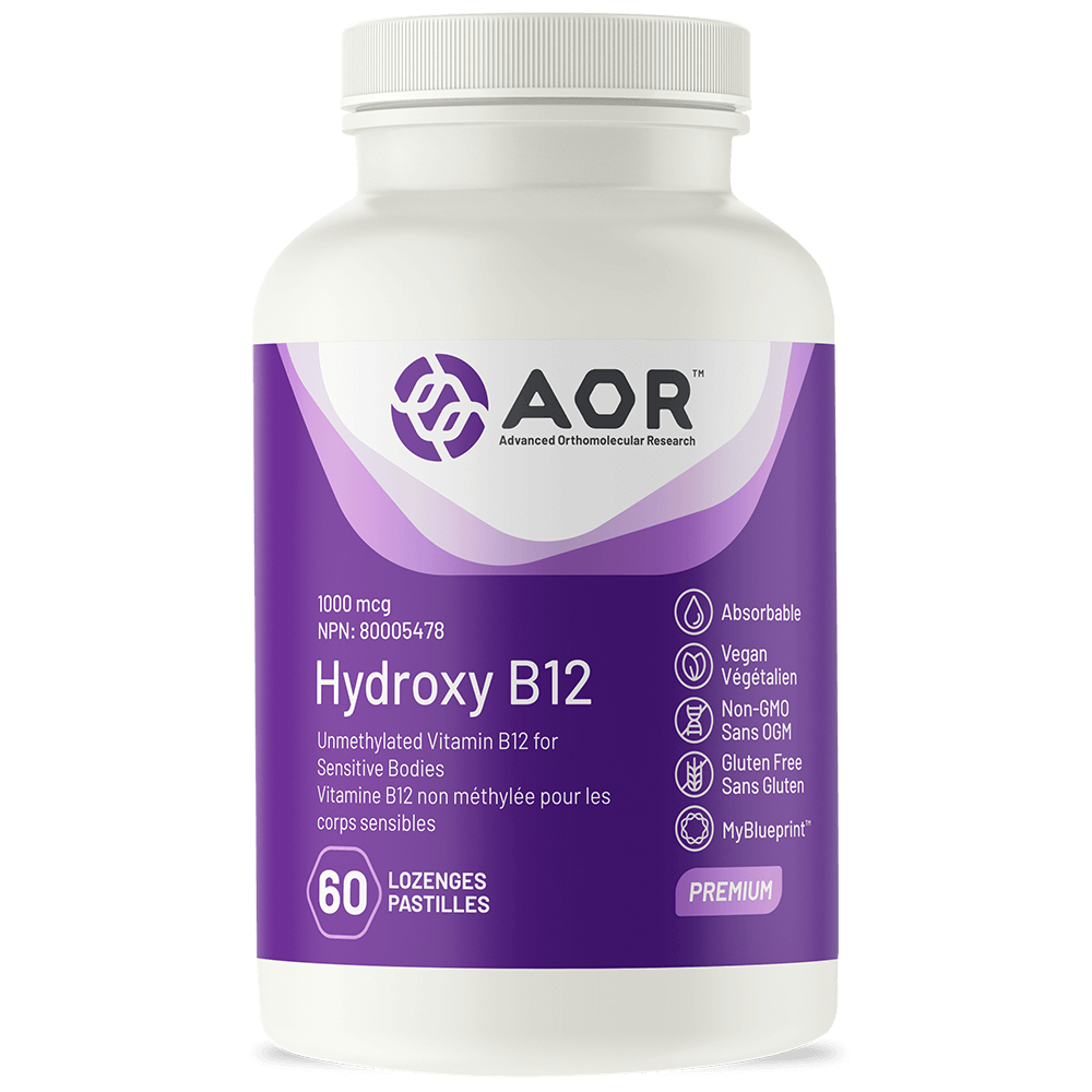 AOR Hydroxy B12 60 Lozenges