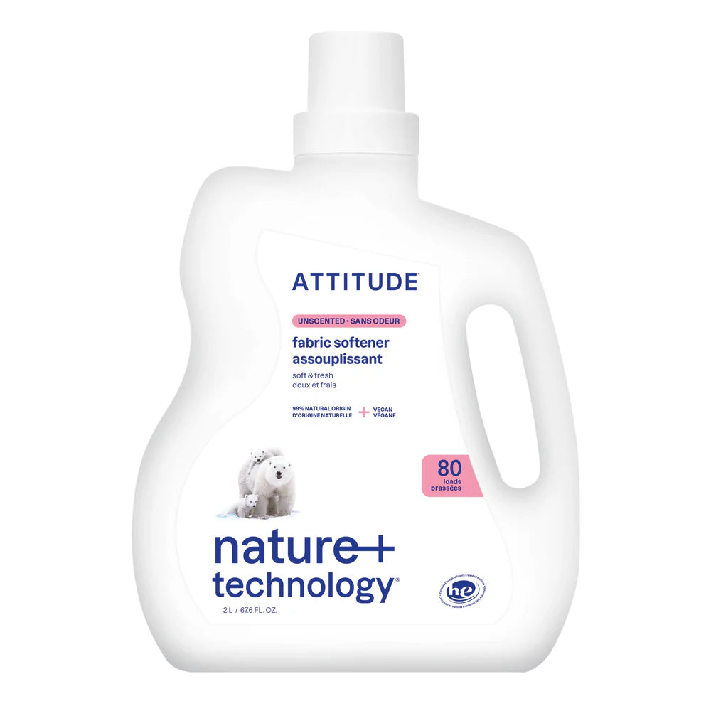Attitude Fabric Softener Fragrance Free 2L