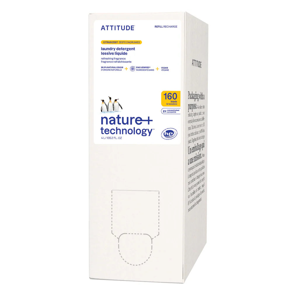 Attitude Laundry Detergent Citrus Zest 4L