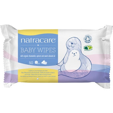 Natracare Baby Wipes 50 Pack