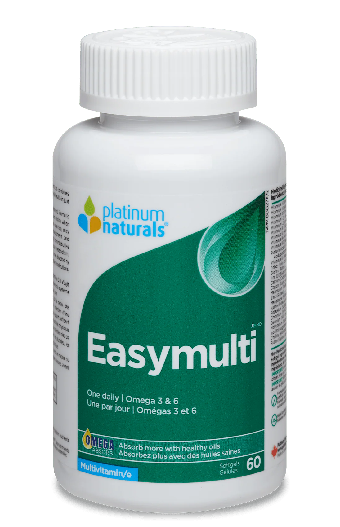 Platinum Naturals Easymulti 60 softgels
