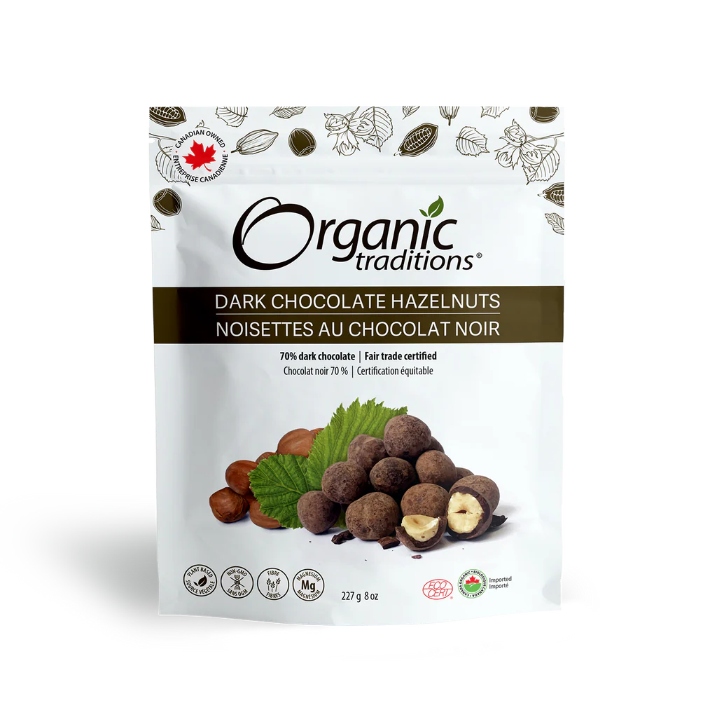 Organic Traditions Hazelnuts Dark Chocolate