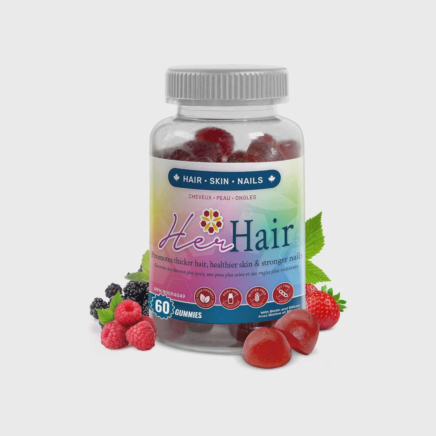 Nanton Nutraceuticals Her Hair 60 Gummies