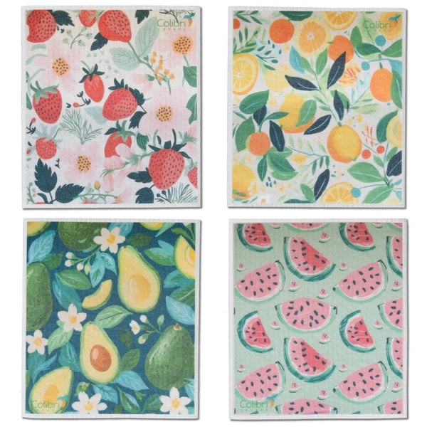 Colibri Sponge Cloths 4 Pack