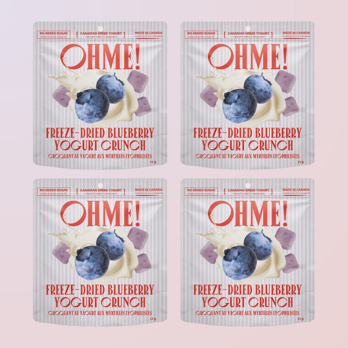 OHME! Freeze-Dried Fruit Yogurt Crunch Snack 11g