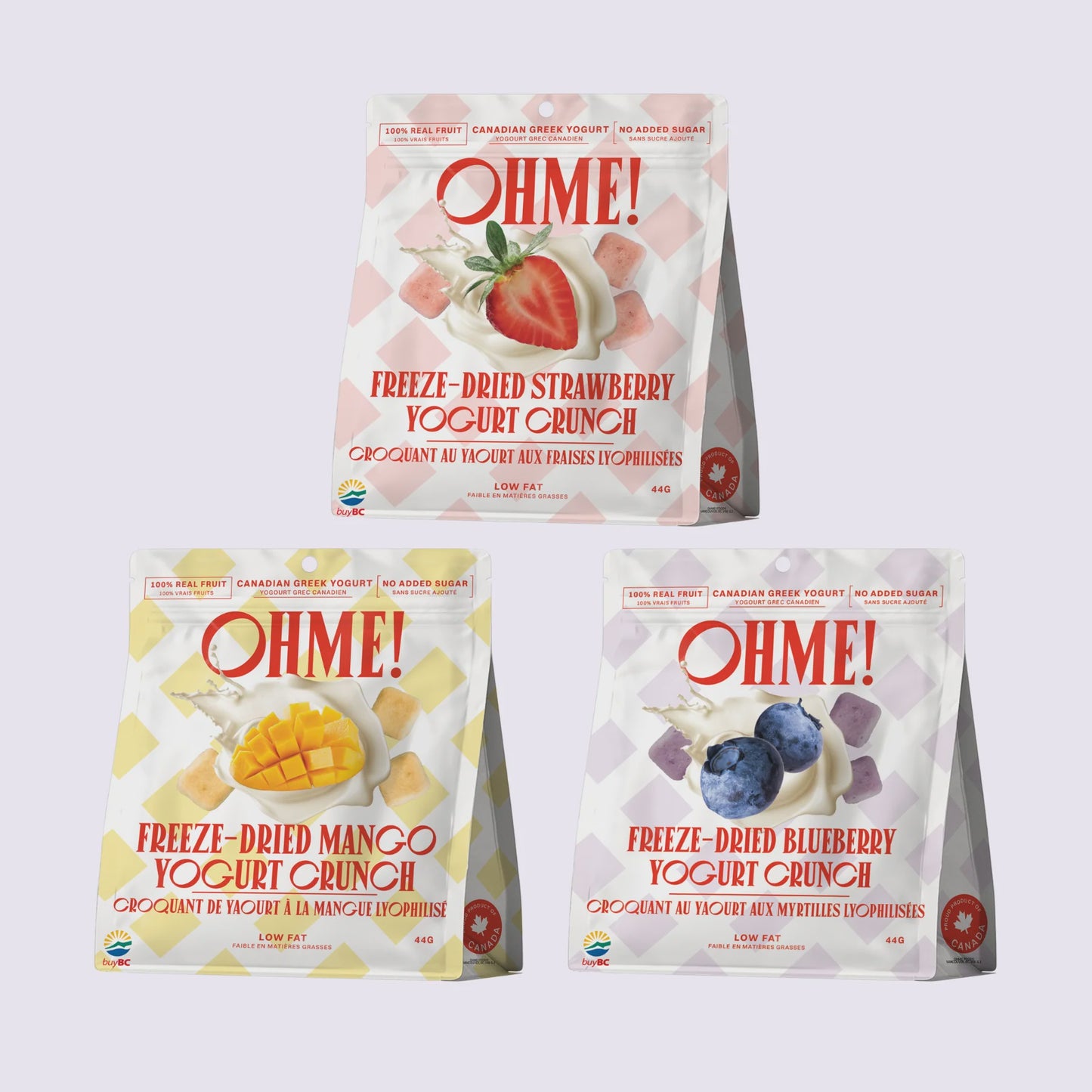 OHME! Freeze-Dried Fruit Yogurt Crunch 44g