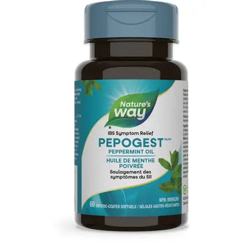 Nature's Way Pepogest Peppermint Oil 60 Soft Gels