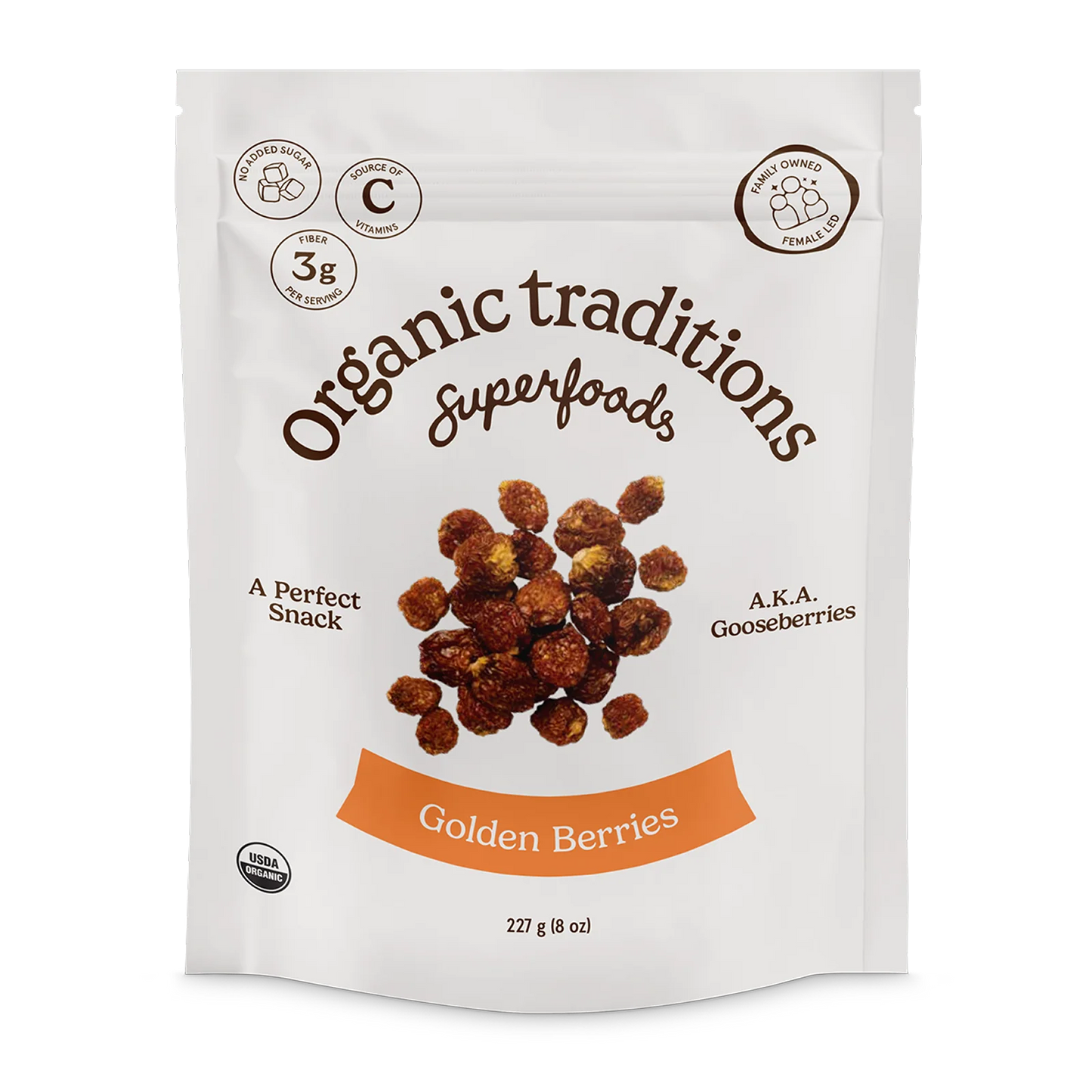 Organic Traditions Golden (Inca) Berries 227 g