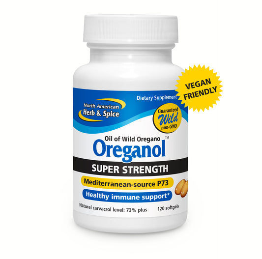 North American Herb & Spice Oregano Oil Super Strength 60 gel caps