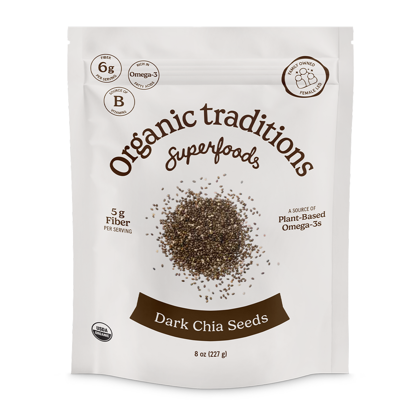 Organic Traditions Dark Chia Seeds