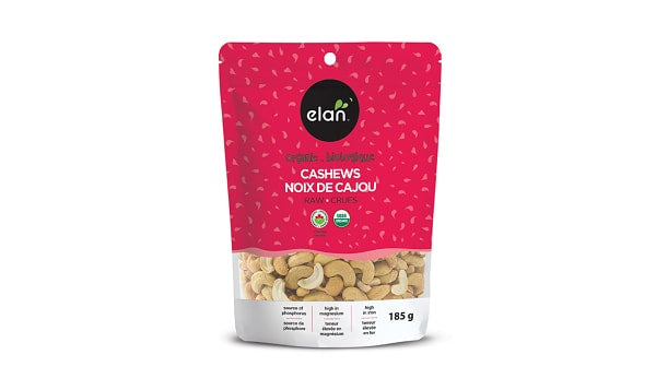 Elan Organic Cashews Raw 185 g