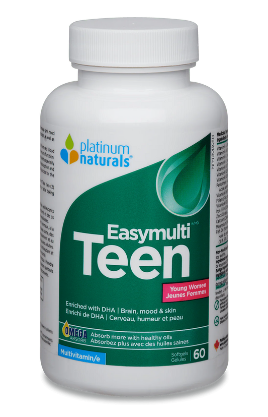 Platinum Naturals Easymulti Teen Women 60 Caps