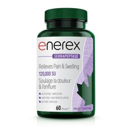 Enerex Serrapeptase 120,000 SU 180 caps