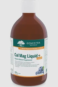 Genestra Cal Mag Liquid + Complex Blueberry 450ml (Formerly Cal Mag Berry Liquid +)