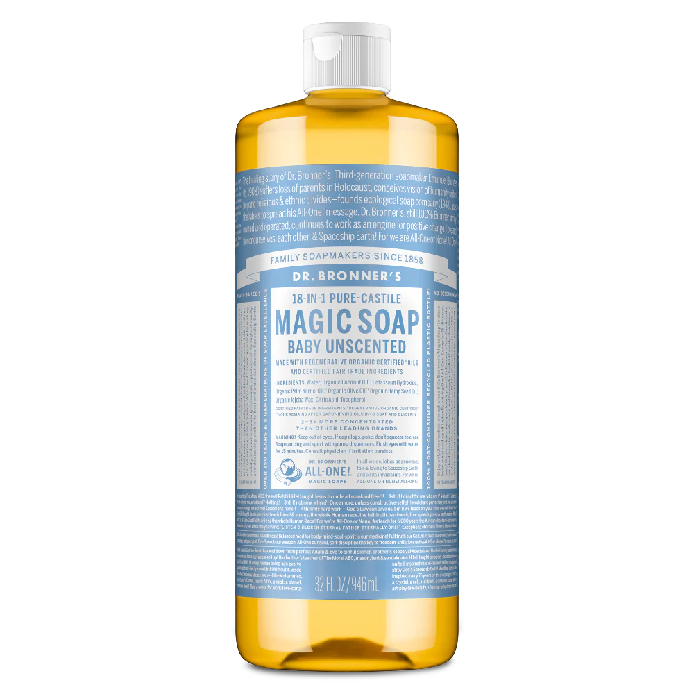 Dr Bronners Liquid Soap Unscented