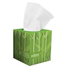 Caboo Facial Tissue Cube 3-Ply Box 60