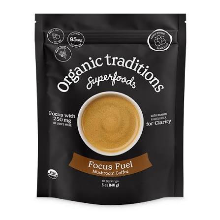Organic Traditions Focus Fuel Coffee 140 g
