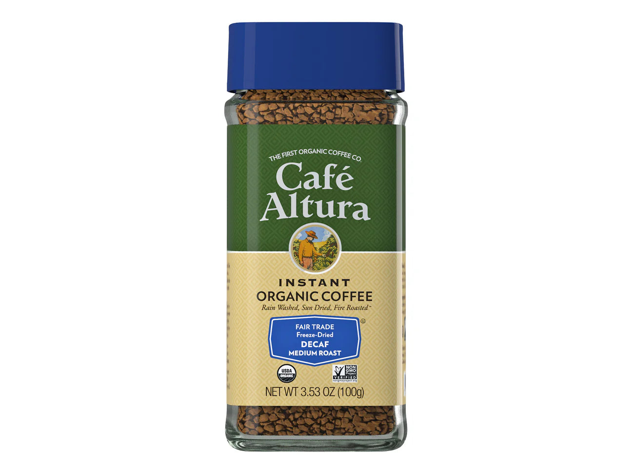 Cafe Altura Instant Decaf Coffee 100g