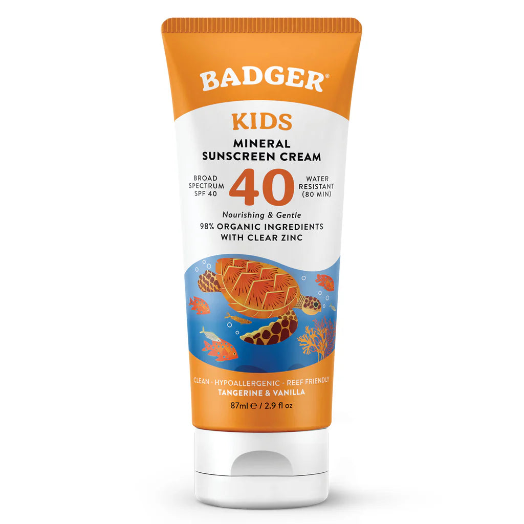 Badger SPF 40 Kids Sunscreen Cream 87ml