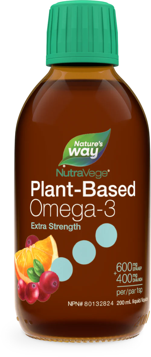 NutraVege Omega 3 Plant Based Cranberry Orange 200 ml
