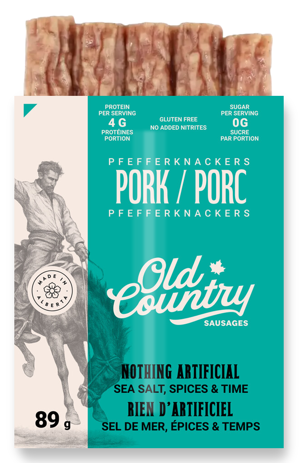 Old Country Sausages Pfefferknackers Pork 89g