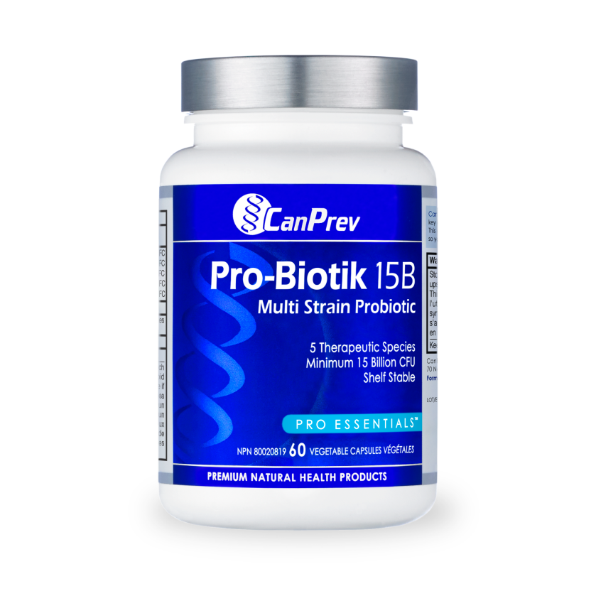 CanPrev Pro-Biotik 15B Probiotic Adults 60 caps