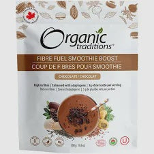 Organic Traditions Fibre Fuel Smoothie Boost Chocolate 300g