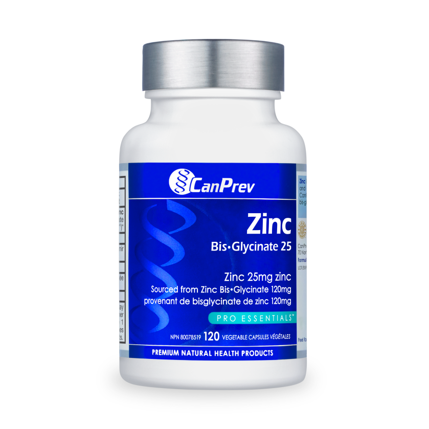 CanPrev Zinc Bis-Glycinate 25 120 caps