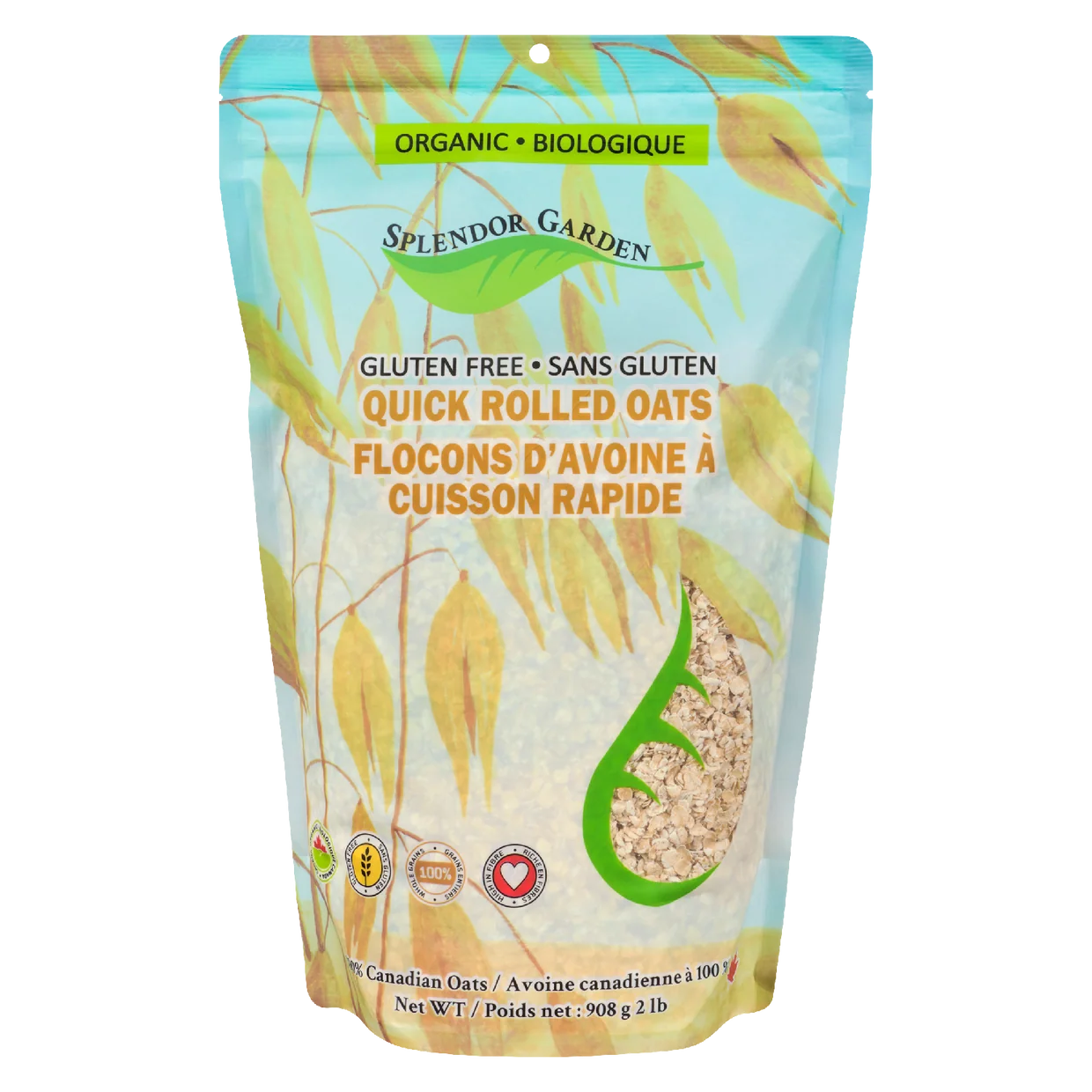 Splendor Garden Rolled Oats Quick 908g