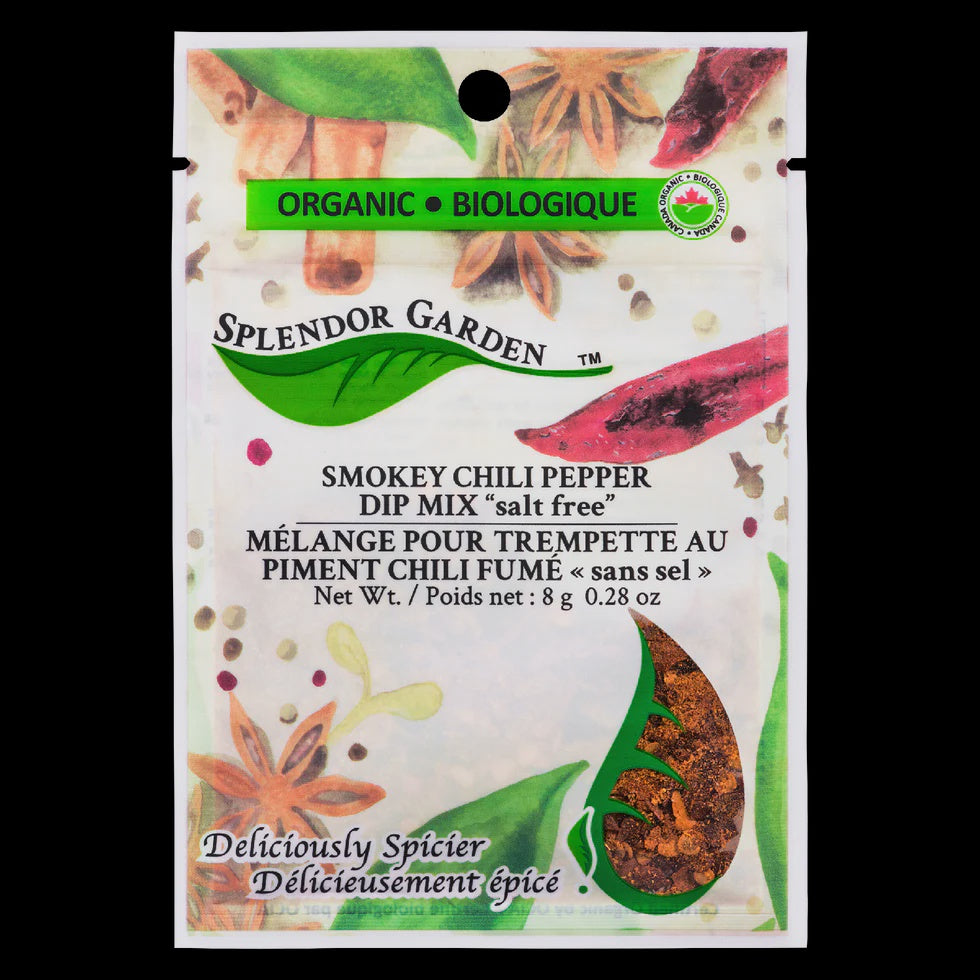 Splendor Garden Organic Smokey Chili Pepper Dip "salt free" 8g