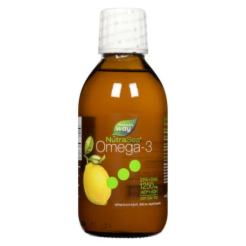 Nature's Way NutraSea Omega 3 Zesty Lemon 200ml