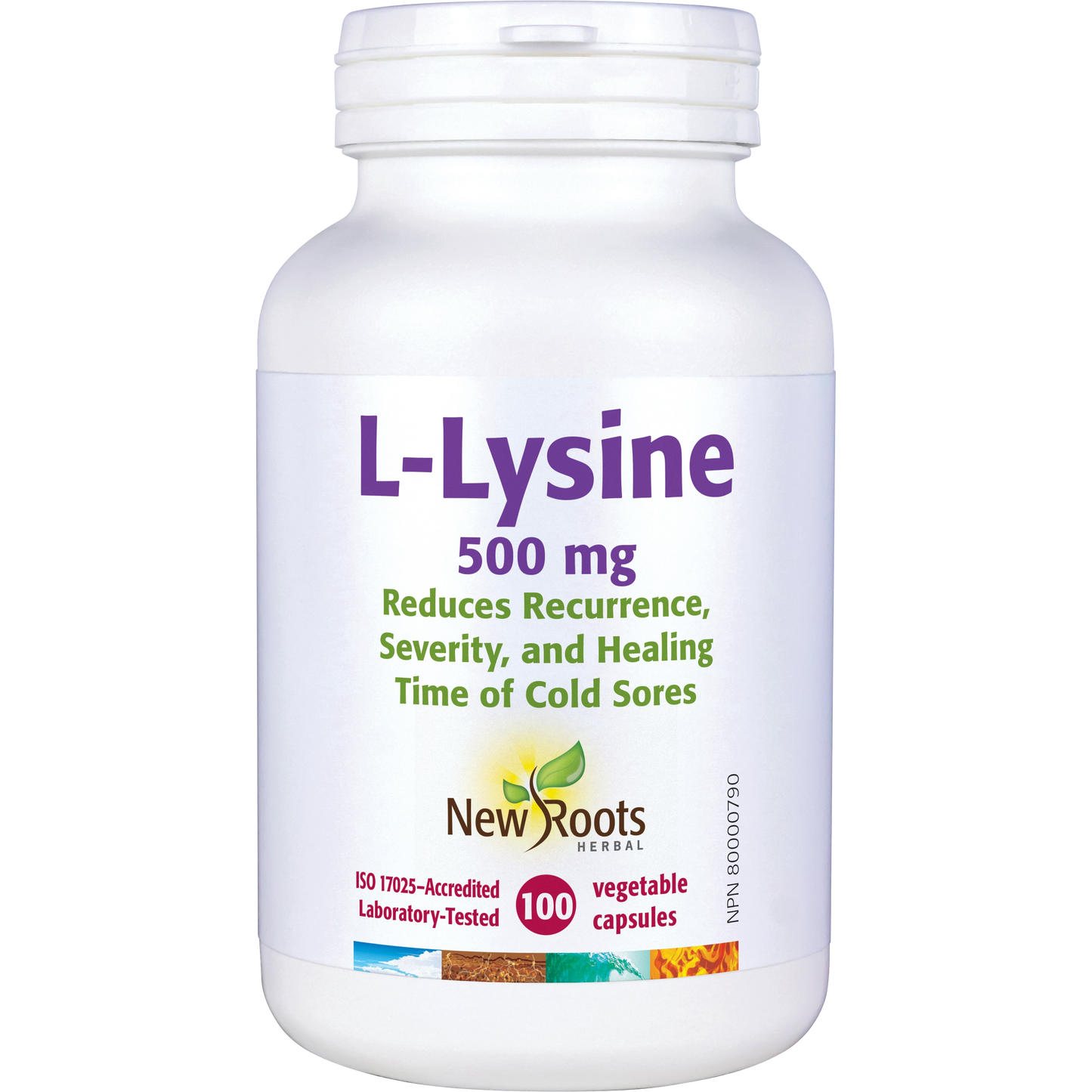 New Roots L-Lysine 500 mg  100 Caps