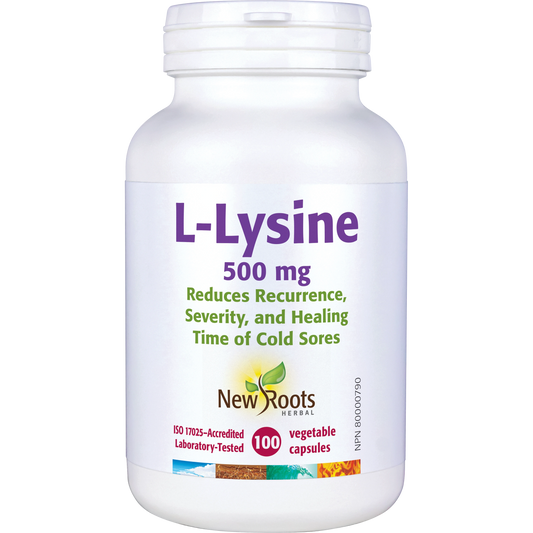 New Roots L-Lysine 500 mg  100 Caps