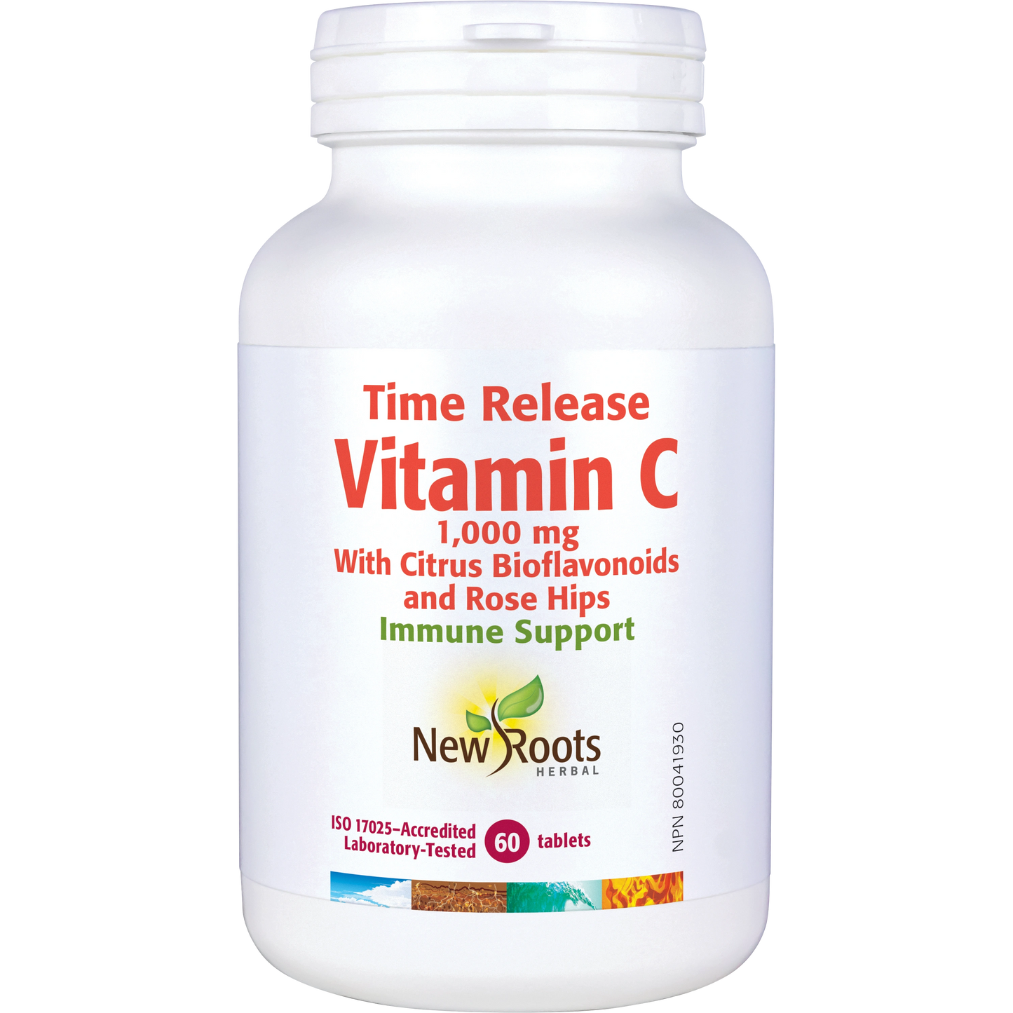 New Roots Time Release Vitamin C Plus 1000mg 120 tabs