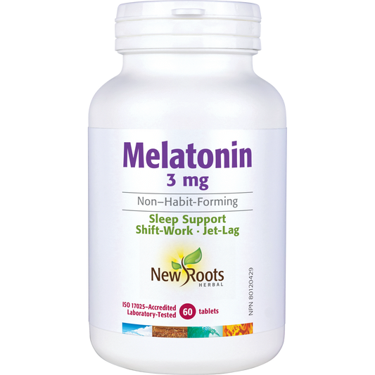 New Roots Melatonin 3mg 60 tabs