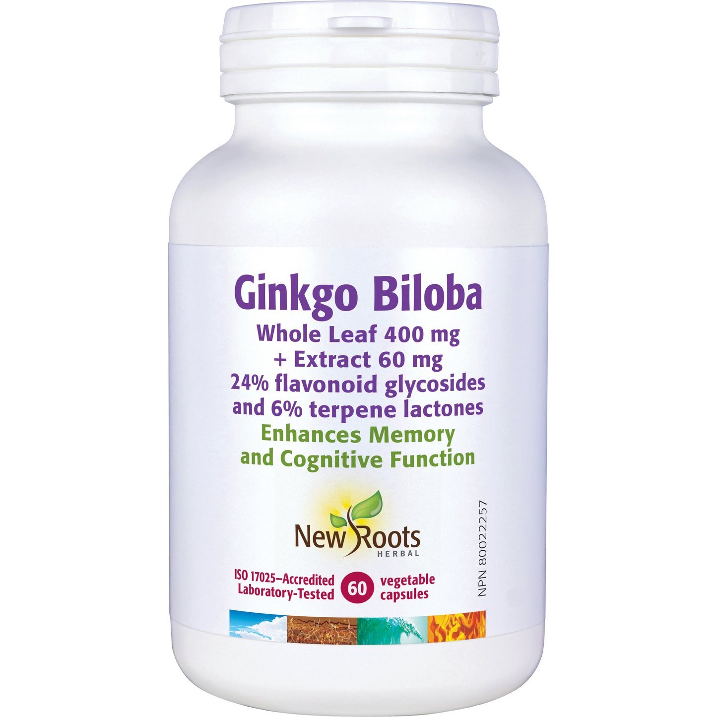New Roots Ginkgo Biloba 60 Caps