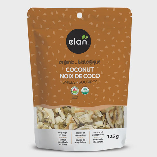Elan Organic Coconut Smiles 125g
