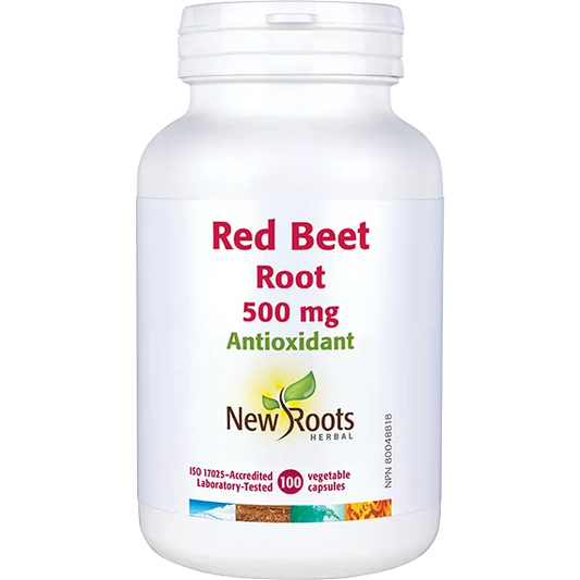 New Roots Red Beet Root 500 mg 100 caps