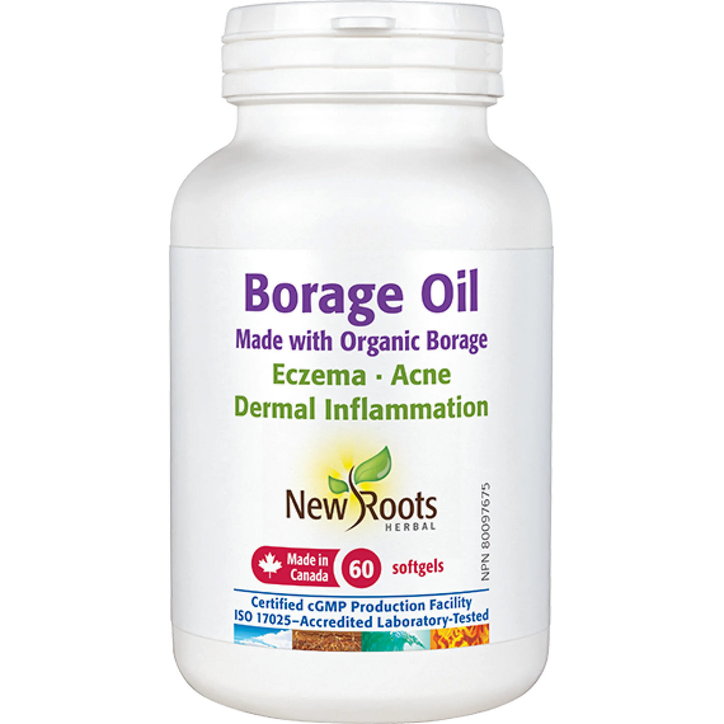 New Roots Borage Oil 60 Softgels