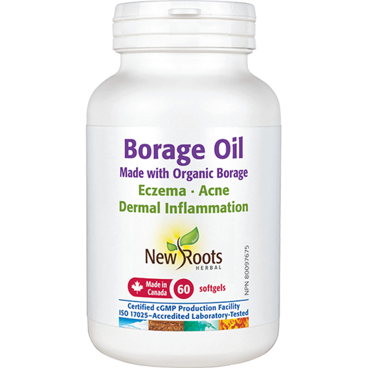 New Roots Borage Oil 60 Softgels