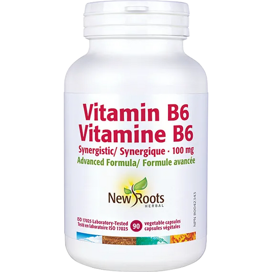 New Roots Vitamin B6 Synergistic 100 mg