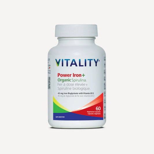 Vitality Power Iron+ Spirulina 60 caps